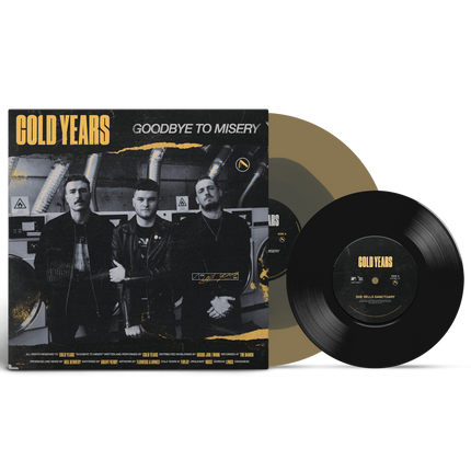 Cold Years - Goodbye To Misery color in color (black/gold) vinyl LP + 7-inch