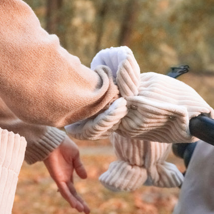 Handschuhe Cord für den Kinderwagen - Handwärmer