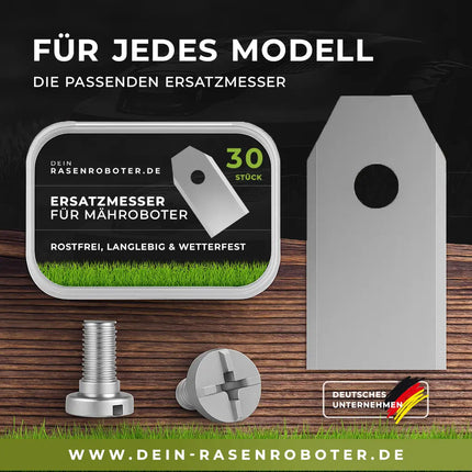 Cramer AiConic® 8 Ersatzklingen – Edelstahl (30 Stück)