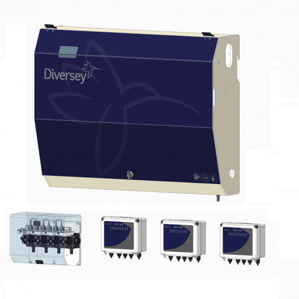 DF20L (IoC) Haupteinheit, Revolutionäres intelligentes Dosiersystem für Wäschereien - Haupteinheit - max. 10 Waschmaschinen / 8 bis 10 Produkte | Packung (1 Stück)