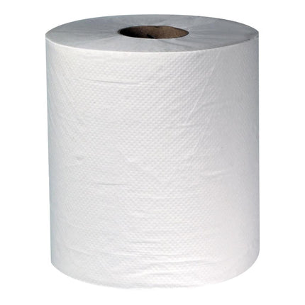 Wischtuchrolle Midi 1-lagig weiß, Handtuch oder Wischtuch, Rollenbreite 19,5 cm, Endlosrolle | Packung (1 Rolle)
