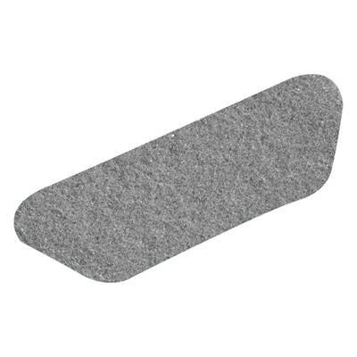 Twister S-Pad Grau, 45x15 cm, 2 St., Zum polieren beschichteter Hartböden | Packung (1 Stück)