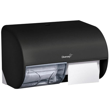 Horizontaler Doppeltoilettenpapierrollenhalter