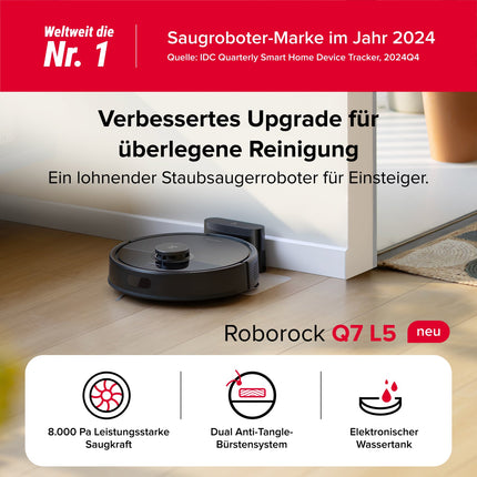 Roborock Q7 L5 Saug- und Wischroboter (Upgrade vom Q5 Pro)