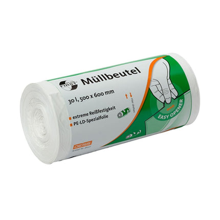 DEISS First Plus® Müllbeutel 30 Liter, Premium-LDPE, 36021