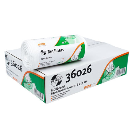 DEISS First Plus® Müllsäcke 80 Liter, Premium-LDPE, 36026