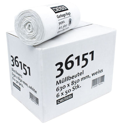 DEISS LDPE Müllsäcke 80 Liter, 36151