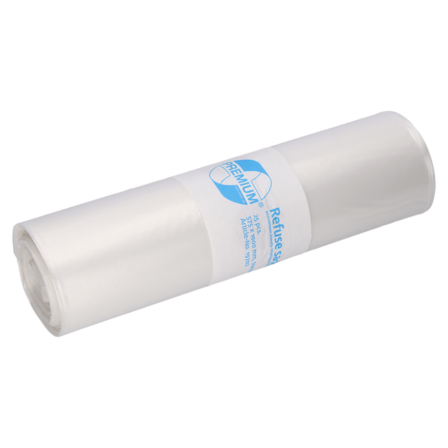 DEISS Premium 19702 - 575x1000 mm, Typ 60, transparent, 70 L, 25 Stück  | Rolle (25 Stück)
