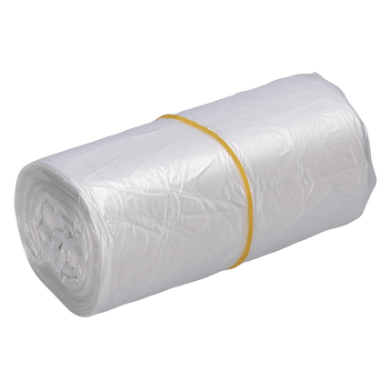 DEISS Standard® Müllbeutel 59815, Transparent, 10 Liter  | Karton (24 Rollen)