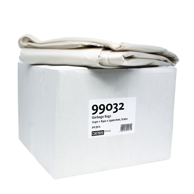 DEISS Wertstoffsammelsack 99032, Liter transparent - 2500 Liter  | Karton (20 Säcke)