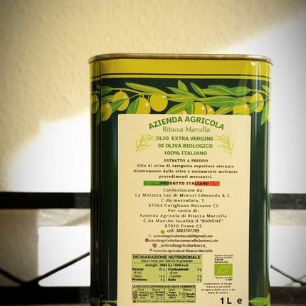 Bio Olivenöl Extra Vergine di Ritacca im Kanister