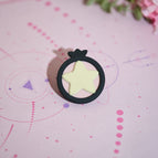 black - light pink / Star only