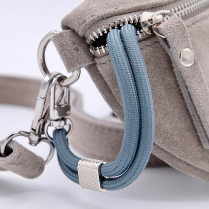 Schlüsselanhänger aus Seil mit Karabiner Gelb Mix
