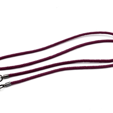 Brillenband 3mm Aubergine