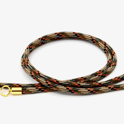 Brillenband 3,8mm Camouflage Beige Orange