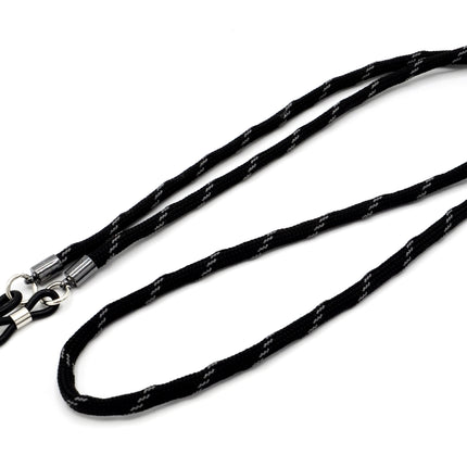 Brillenband 3,8mm Schwarz Reflecting