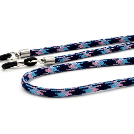 Brillenband 3,8mm Blau Rosa