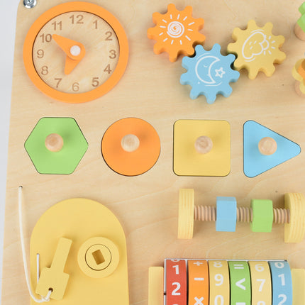 Montessori Beschäftigung Board - Lernspielzeug mit Tisch für Kinder ab 1 Jahr