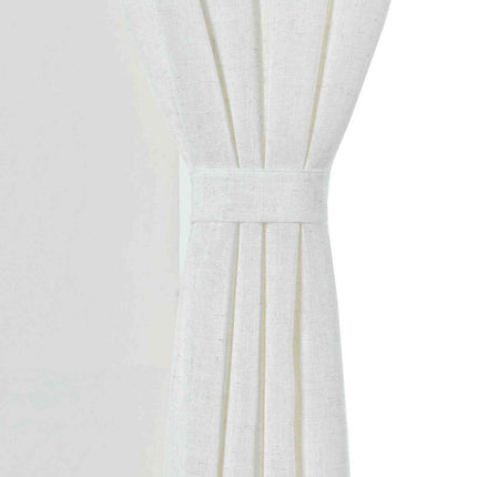 2er Set Vorhang Ösen »Essen« Cationic Raffhalter Leinenstruktur blickdicht lichtdurchlässig 210 g/m² 202430-2