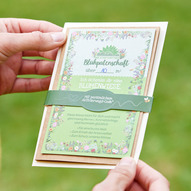 Blühpatenschaft für 10 m² Blumenwiese