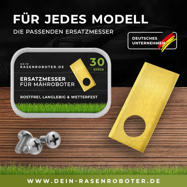 30 rostfreie Titan Ersatz-Messer-Klingen für Eufy E15