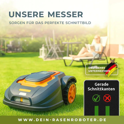 30x Edelstahl Messer für Sunseeker S4 & S5 | 36x18x0,9mm