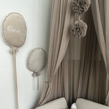 Deko Stoffballon Velours | Personalisierbar