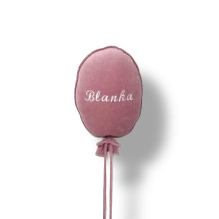 Deko Stoffballon Velours | Personalisierbar