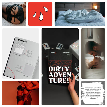 Dirty Adventures Challengebuch fürs Bett