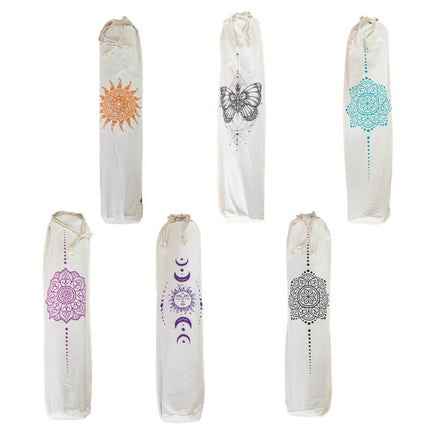 Yogamatte rutschfest | Kautschuk | 9 Yoga-Designs | DIVASYA®