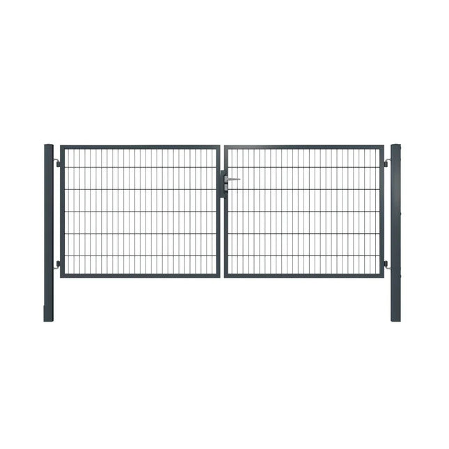Doppelflügeltor 2‑flügelig – Drahtstärke 6/5/6 mm - Breite 3000 mm