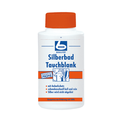 Dr. Becher Silberbad Tauchblank, Tauchbad für Silber - 1 Liter | Flasche (1000 ml)