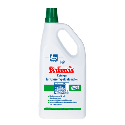 Becharein Reiniger für Gläserspülautomaten | Flasche (2 l)