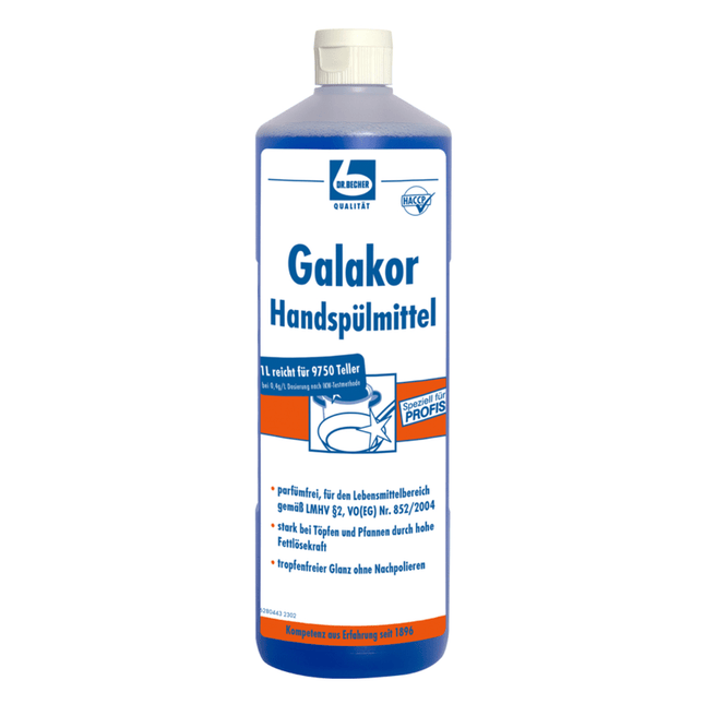 Dr. Becher Galakor Handspülmittel - 1 Liter | Flasche (1000 ml)