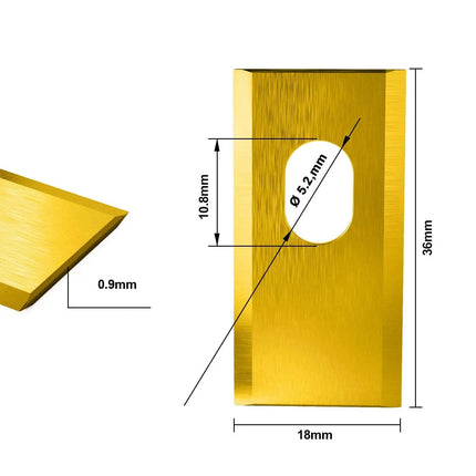 Titan Klingen f. Dreame A1 & A2 | 36x18mm (0,90mm)