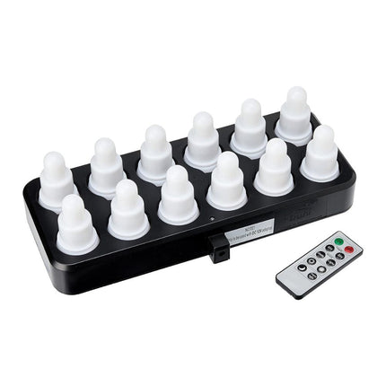 LED Set, Warmweiß & Multicolor - 12 Stück Farbwechsel Leuchten | Packung (1 Stück)