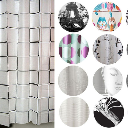 Duschvorhang EVA Badezimmer Dusche Vorhang Wasserabweisend Wasserdicht Shower Curtain 0110