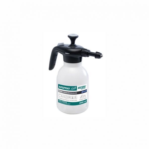 Arcora Arspray Tec-Two Foamer Sprühkännchen 2000 Ml Grau-Schwarz Epdm = Alkalisch | Packung (1 Stück)