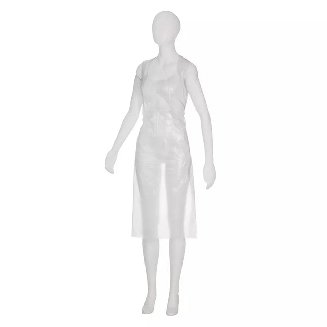 Einwegschürzen light, weiß, 75 x 125 cm | Beutel (100 Stück)