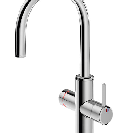 Wasserfilter Armatur Set – VIGOUR Waterchampion Starter Set (Chrom, Untertischfilter, 3-Wege Küchenarmatur)