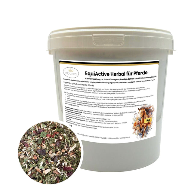 EquiActive Herbal 1kg – Kräutermischung zur Unterstützung von Beweglichkeit & Vitalität beim Pferd