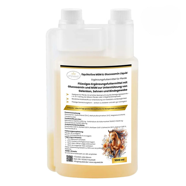 EquiActive MSM & Glucosamin Pferd Liquid 1000ml