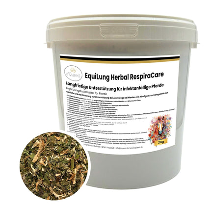 EquiLung Herbal RespiraCare – Kräutermischung für Pferde zur Langzeitfütterung bei beanspruchten Atemwegen