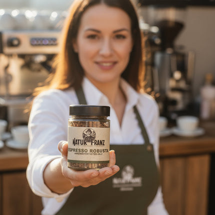 Espresso Robusta - mit feinem Salz