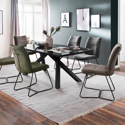 HAMPTON Kufenstuhl mit Griff - 2er Set