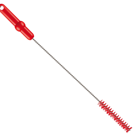 Haug Rohrbürste mit V2A Edelstahldraht PP PBT Hart 500 x ø20 mm, verschiedene Farben