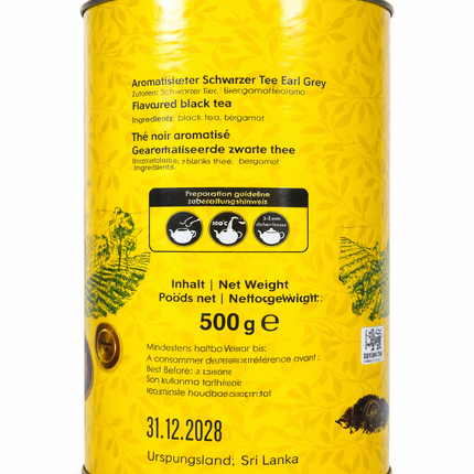 Tanay Sohbet Cayi Ceylon Dose Schwarztee 500g - Türkischer Premium Tee