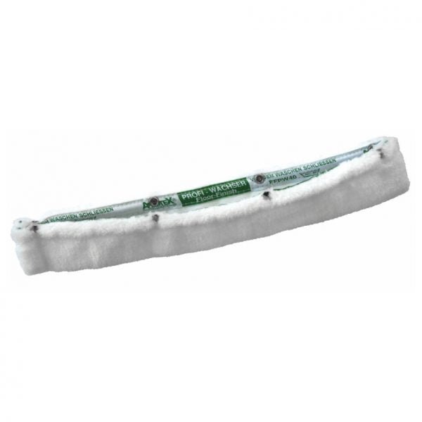 Arcora Floor-Finish Profi-Wachser Bezug Weiss Aus Microfaser 40 cm | Karton (100 Stück)