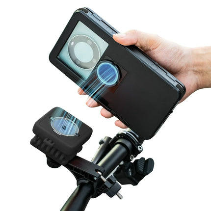 Fahrrad Handyhalterung Magnetische, 4,7–6,9 Zoll Smartphones, Lenkerhalterung 22,2–31,8 mm