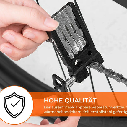 Fahrrad Multifunktionswerkzeug 20-in-1 Multitools Faltbare Reparatur Werkzeug Set aus Edelstahl